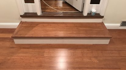 Medium Wood Door Step